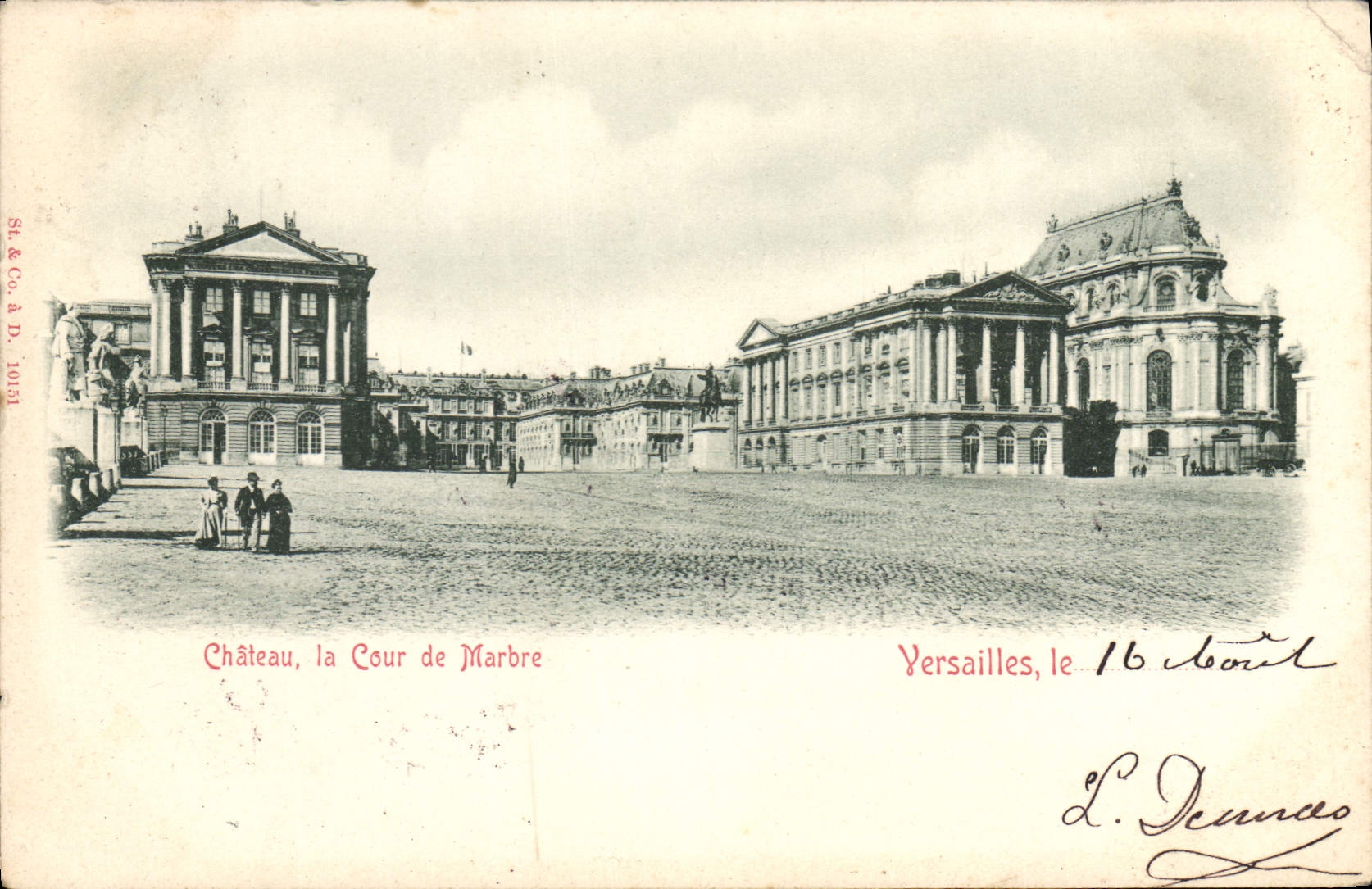 CPA Chateau la Cour de Mrbre Versailles 