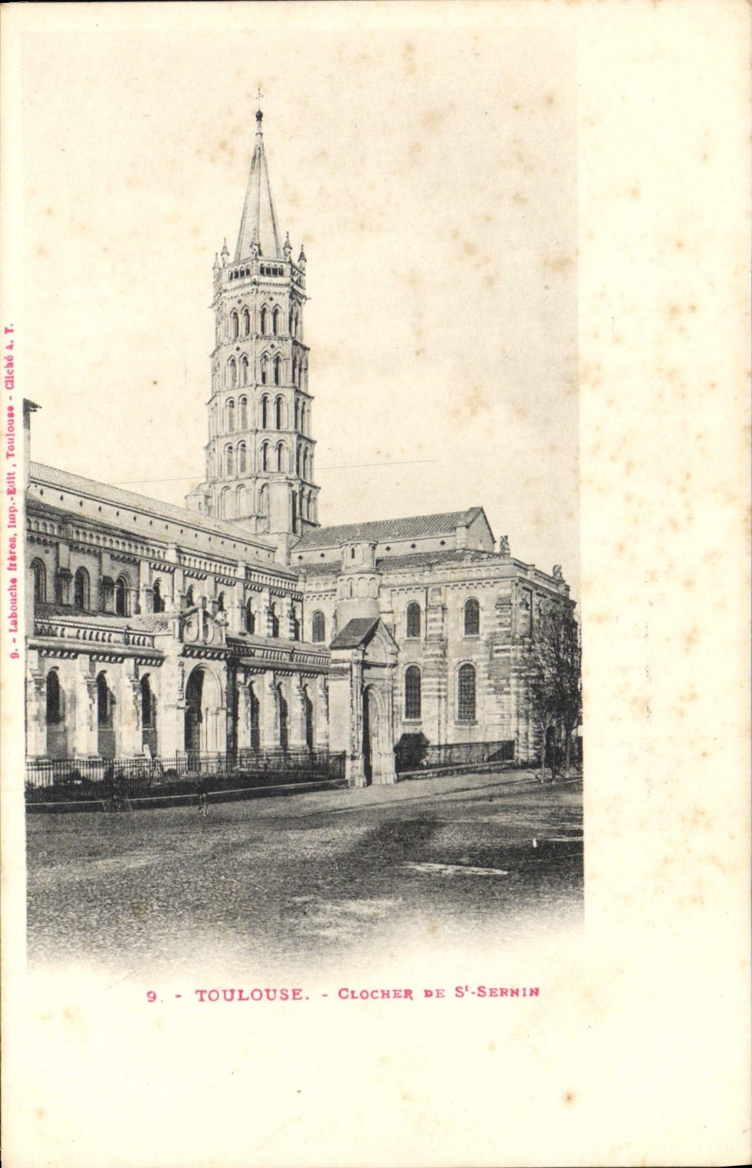 CPA Toulouse Clocher de St Sernin 