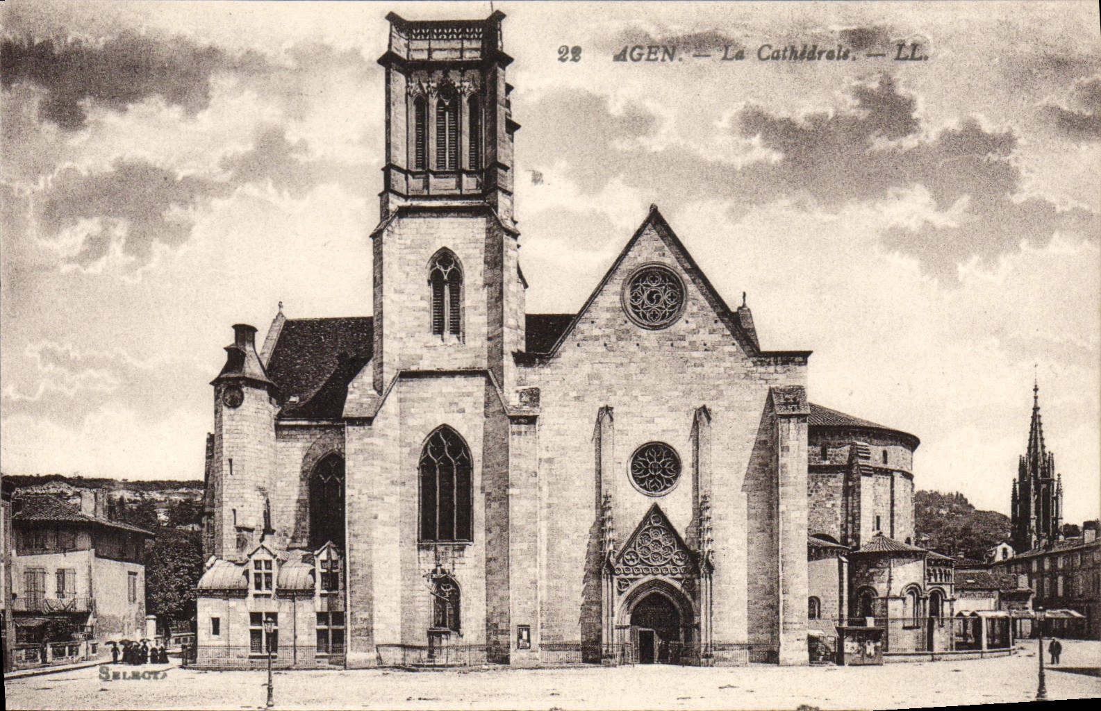 CPA Agen La Cathedrale 