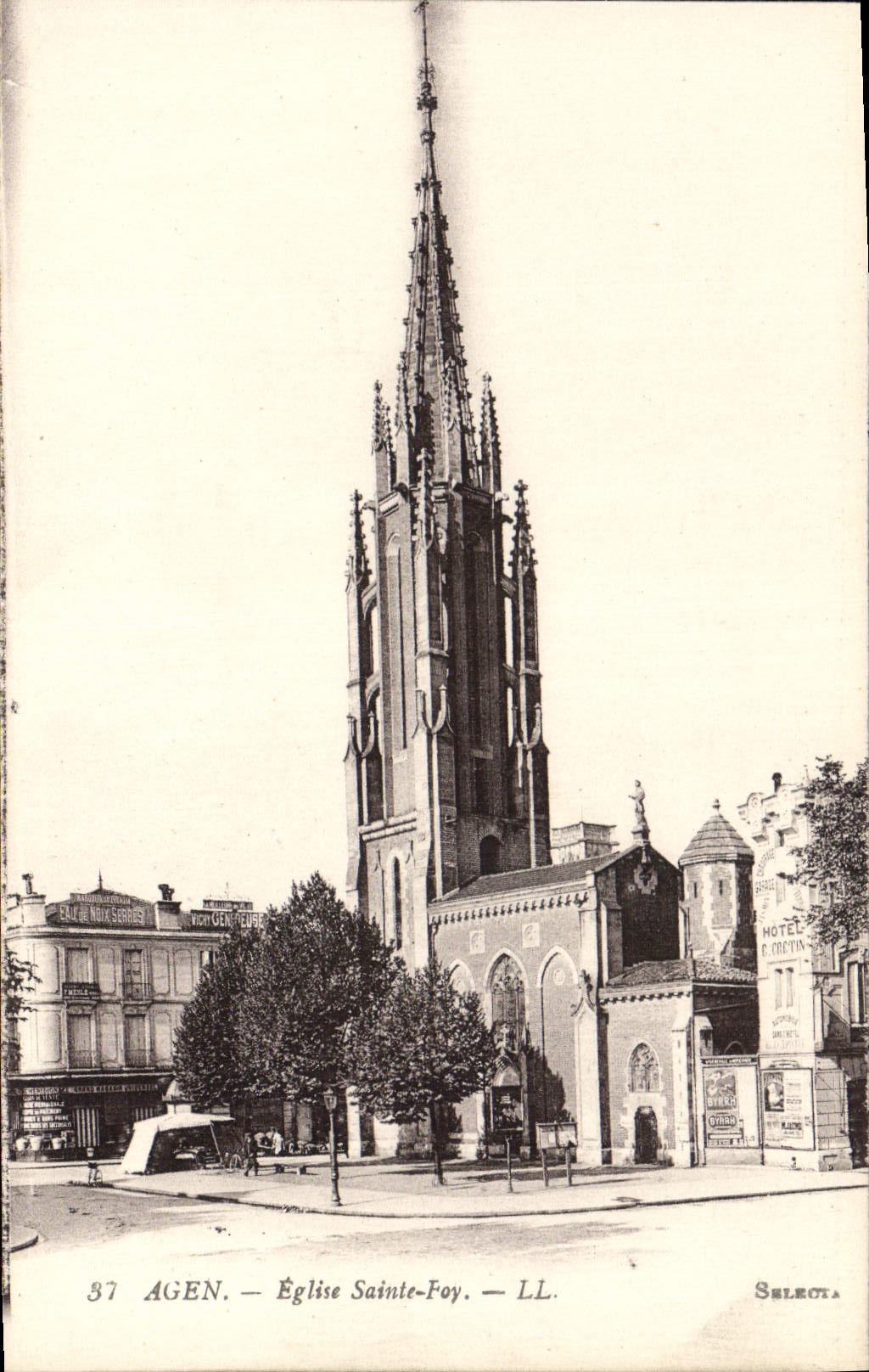 CPA Agen Eglise Sainte Foy 