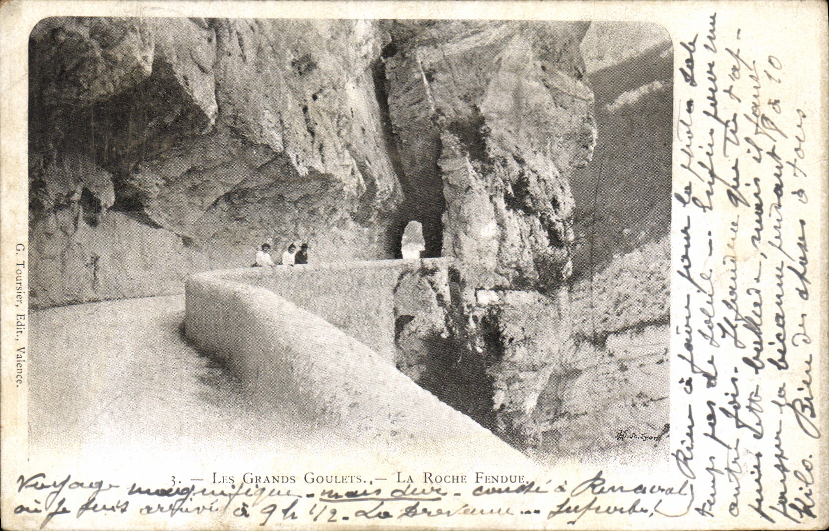 CPA Les Grands Coulets La Roche Fendue 
