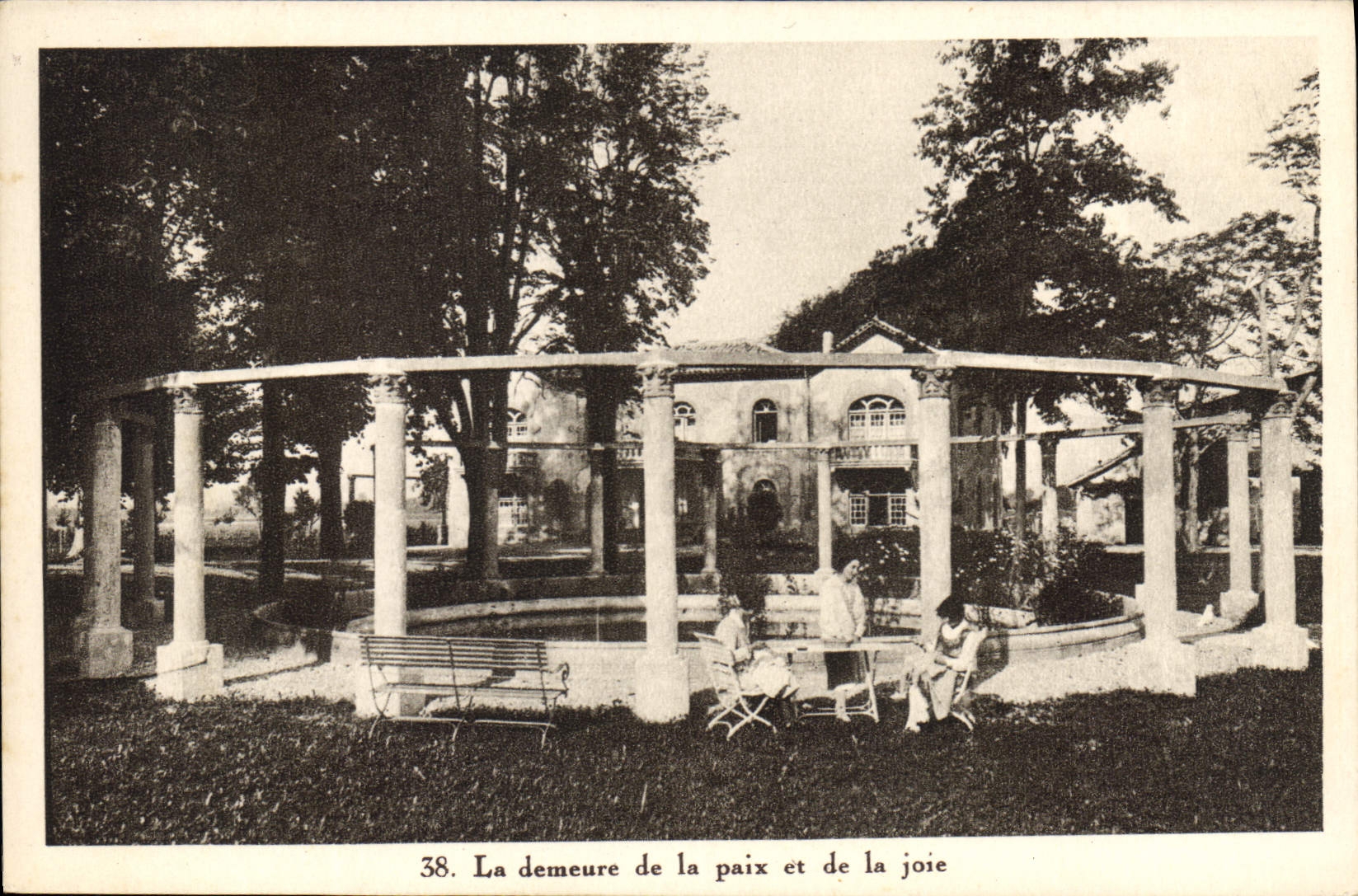 CPA La demeure de la paix et de la joie
