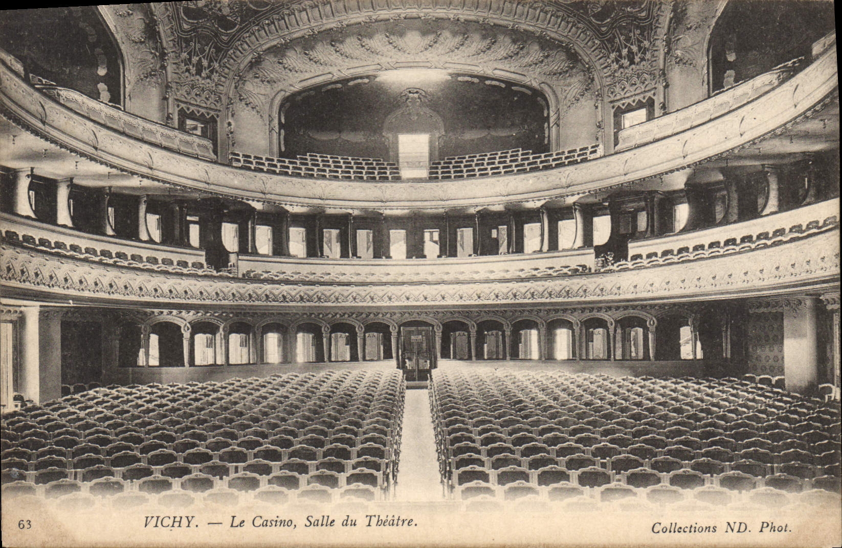 CPA Vichy Le Casino Salle du Theatre 