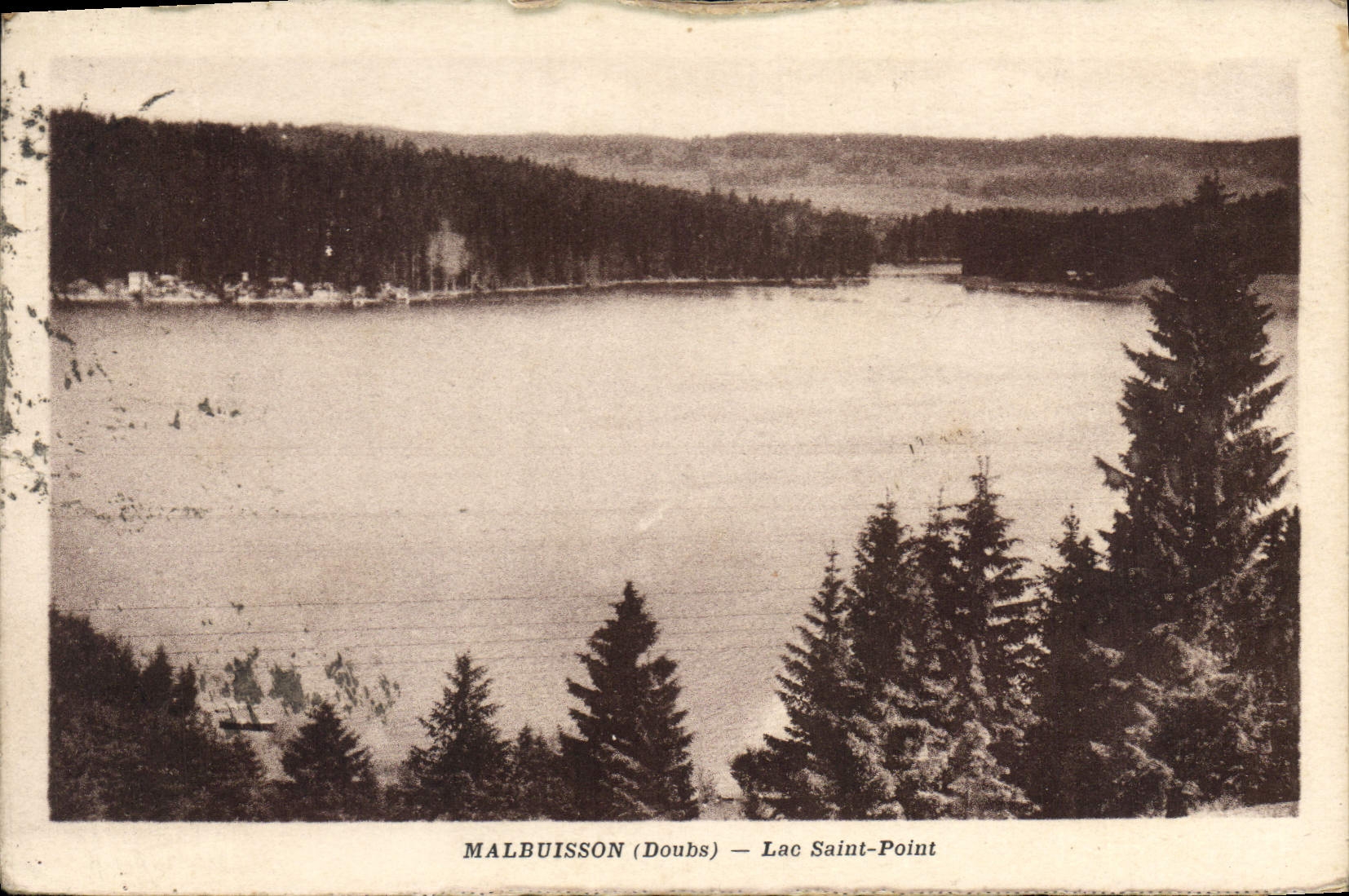 CPA Malbuisson Doubs Lac Saint Point