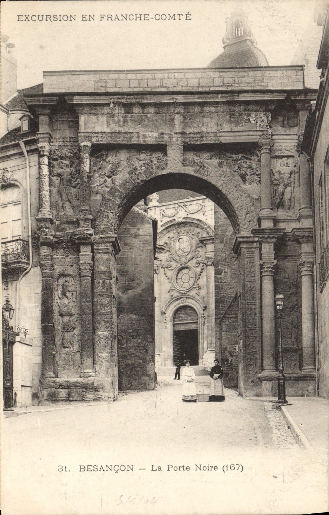 CPA Besancon La Porte Noire 
