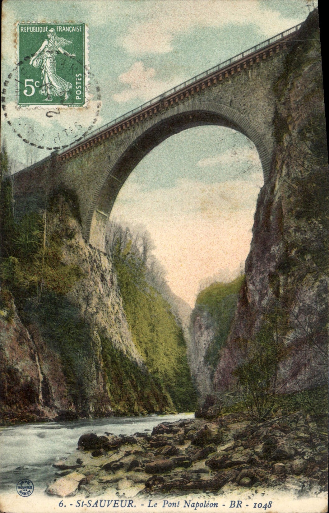 CPA St Sauveur Le Pont Napoleon
