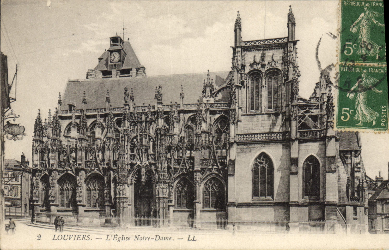 CPA Louviers L'Eglise Notre Dame 