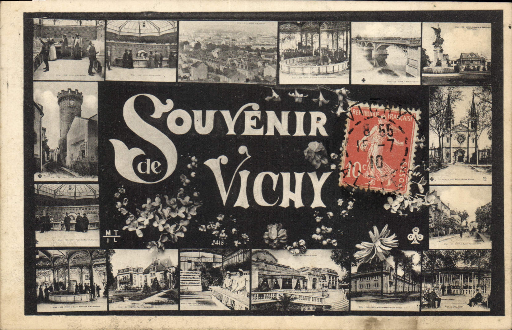 CPA Souvenir de Vichy