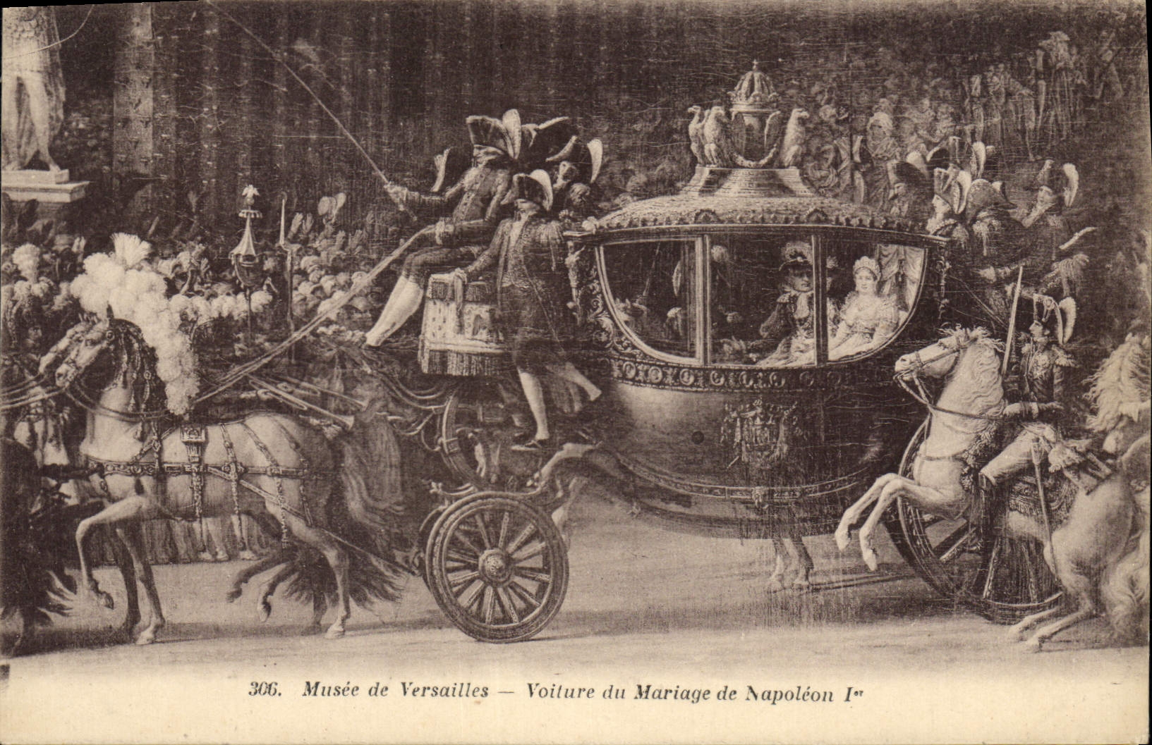 CPA Musee de Versailles Voiture du Mariage de Napoleon I 