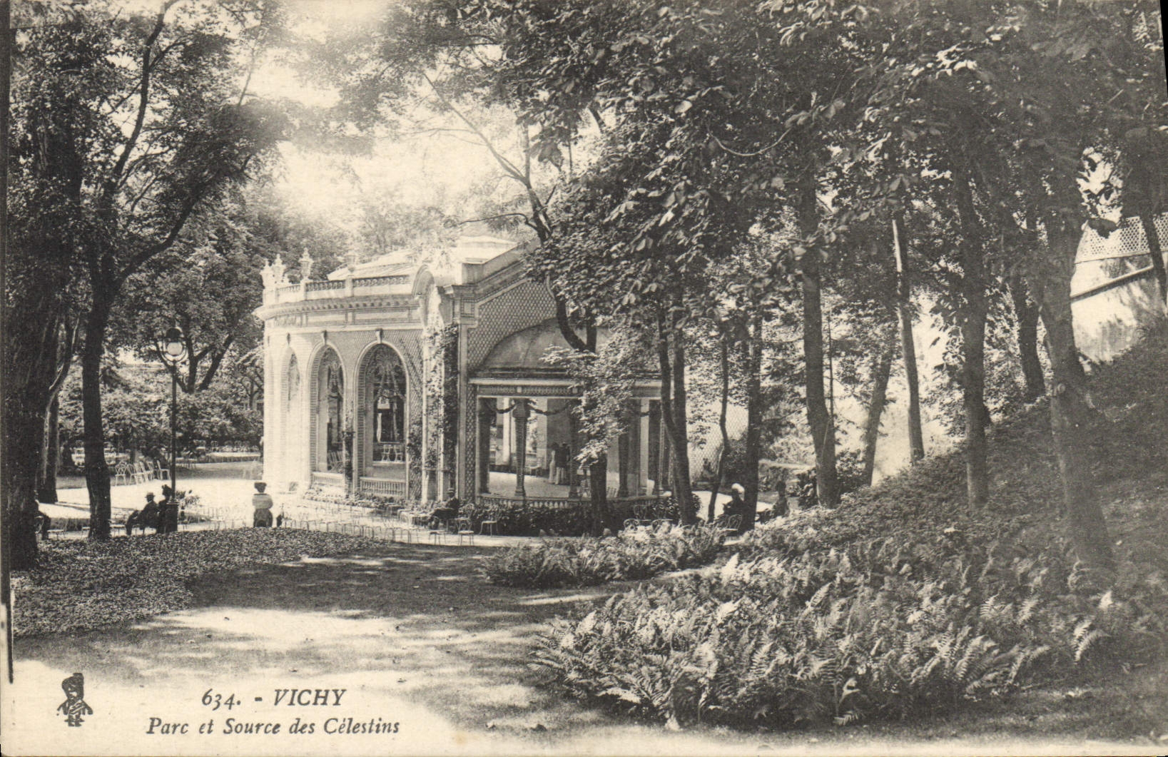 CPA Vichy Parc et Source des Celestins 