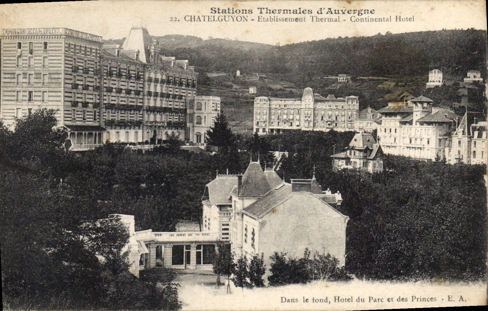 CPA Stations Thermales d'Auvergne Chatelguyon Etablissement Thermal Continental Hotel