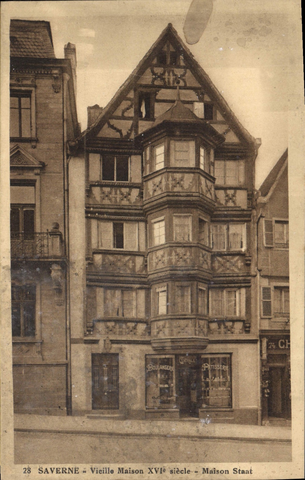 CPA Saverne Vieille Maison Maison Staat 