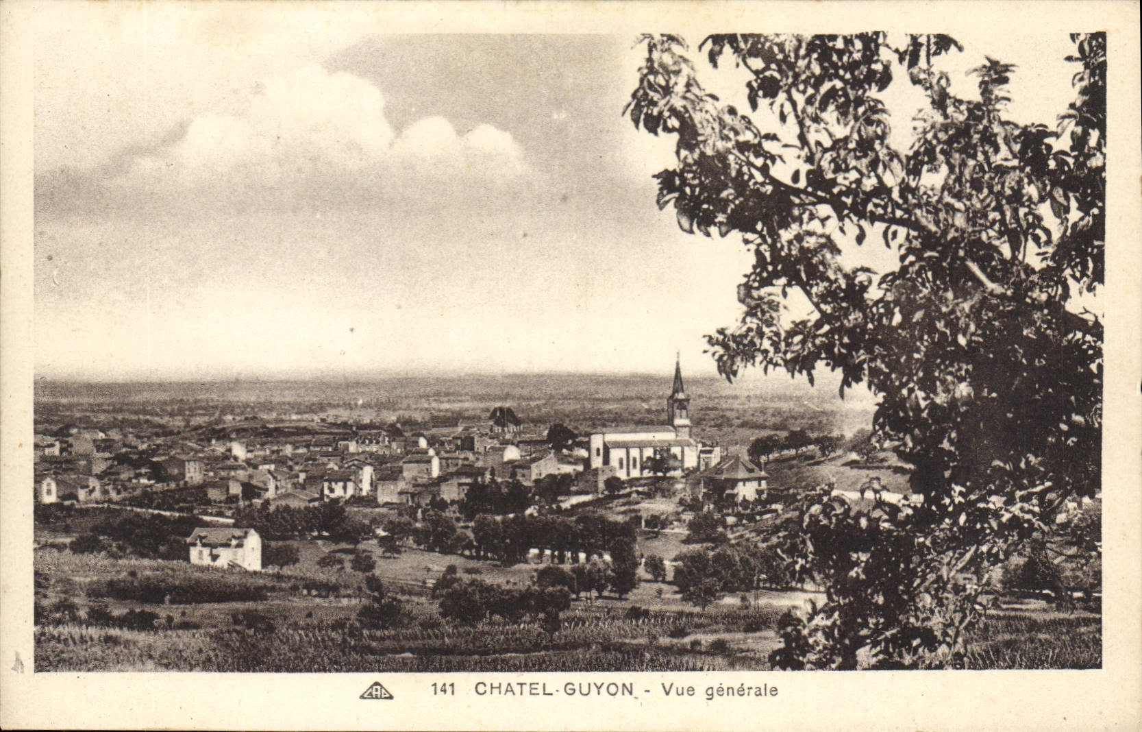 CPA Chatel Guyon Vue generale 