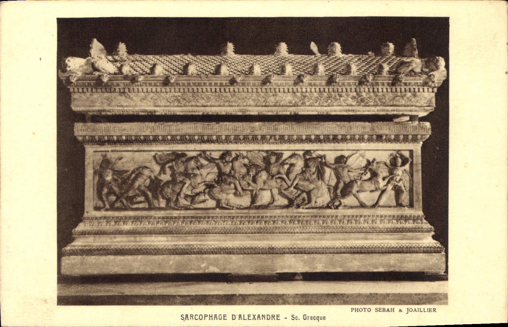 CPA Sarcophage D'alexandre Sc Grecque