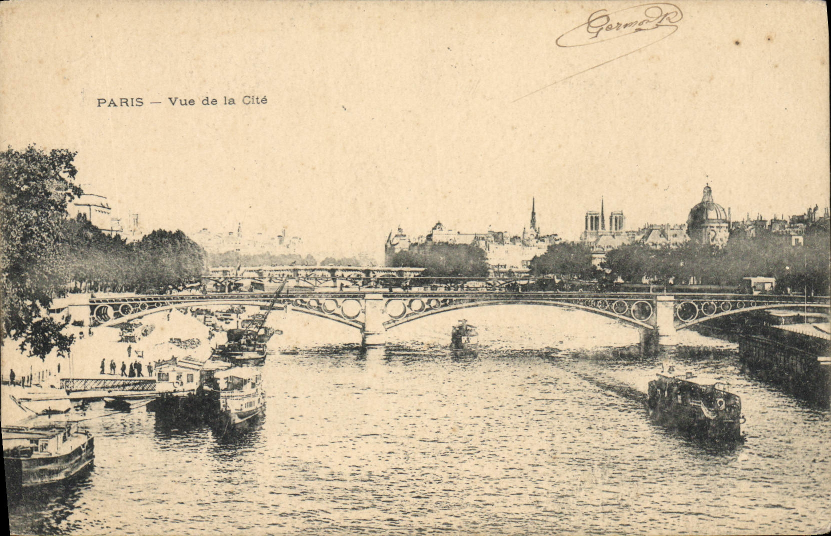 CPA Paris Vue de la Cite 