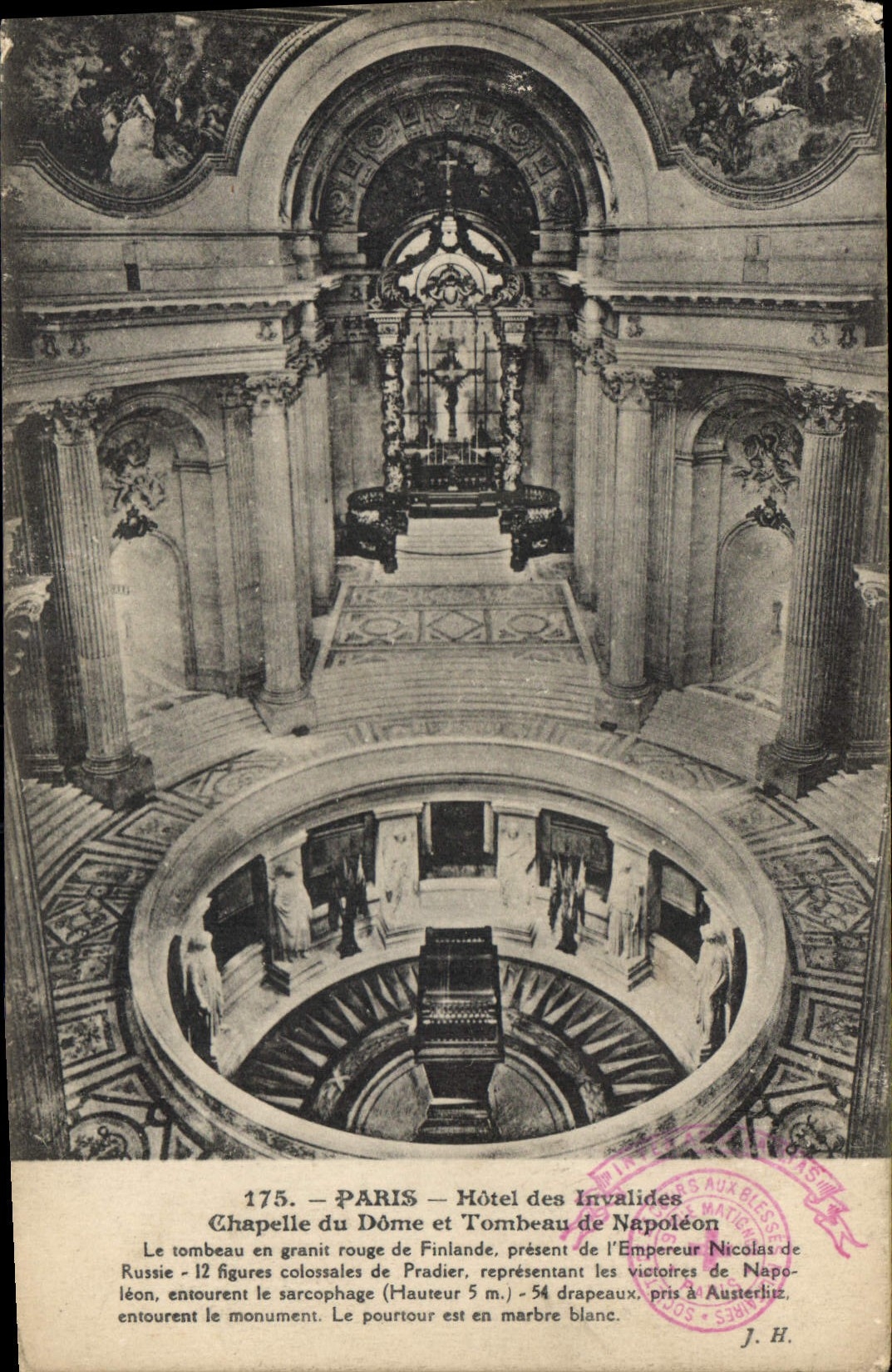 CPA Paris Hotel des Invalides chapelle du Dome et Tombeau de Napoleon