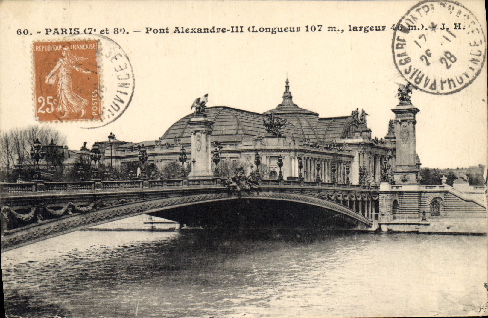 CPA Paris Pont Alexandre III 