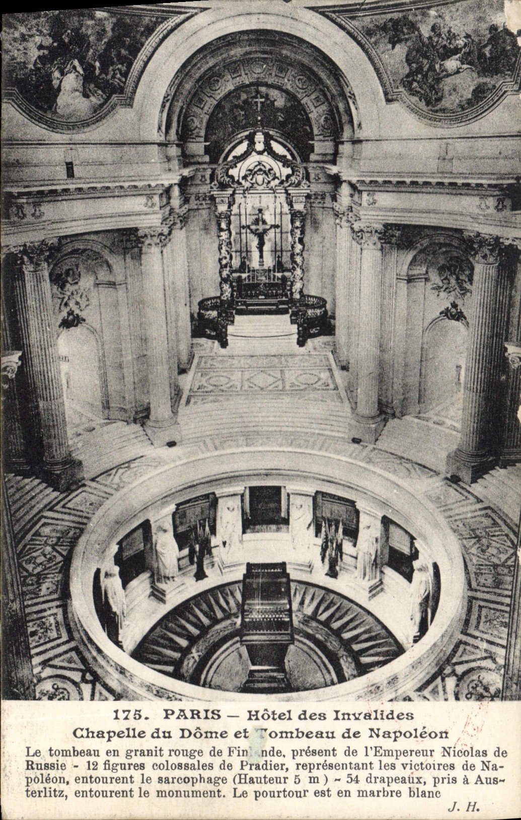 CPA Paris Hotel des Invalides Chapelle du Dome et Tombeau de Napoleon