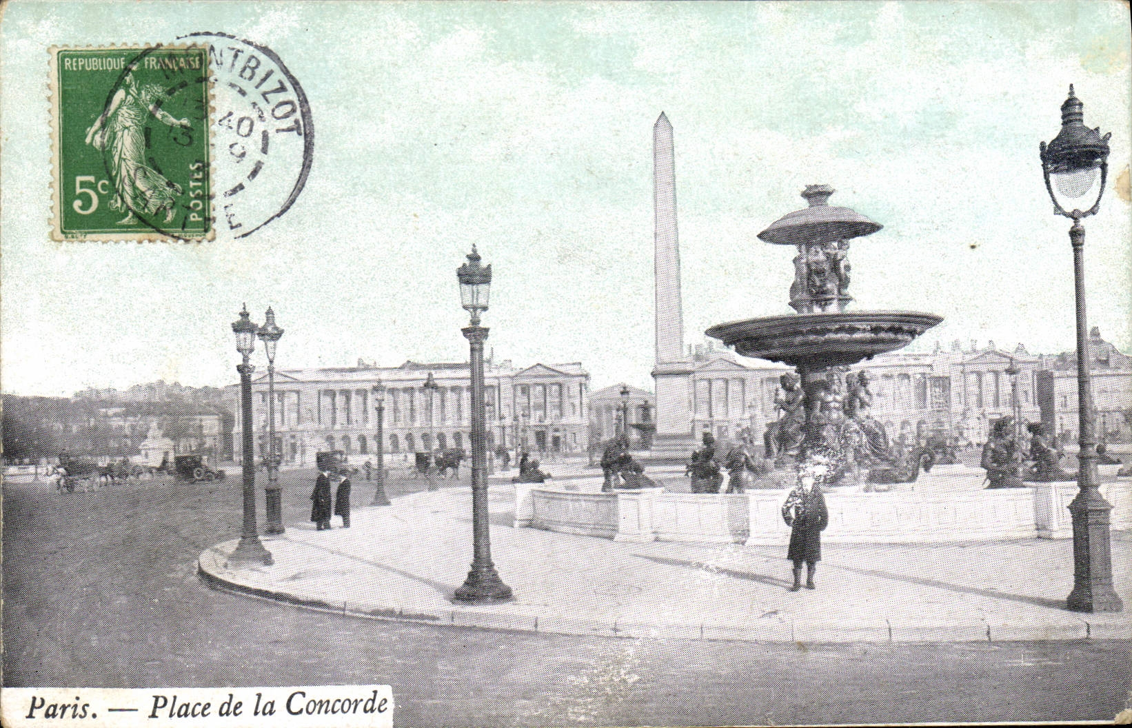 CPA Paris place de la Concorde 