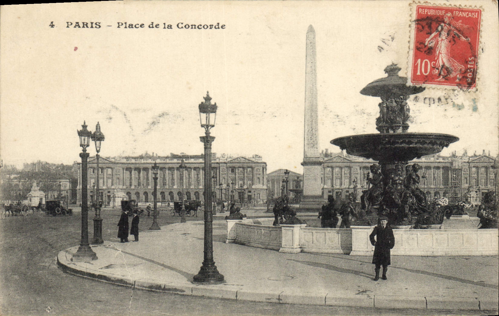 CPA Paris Place de la Concorde 