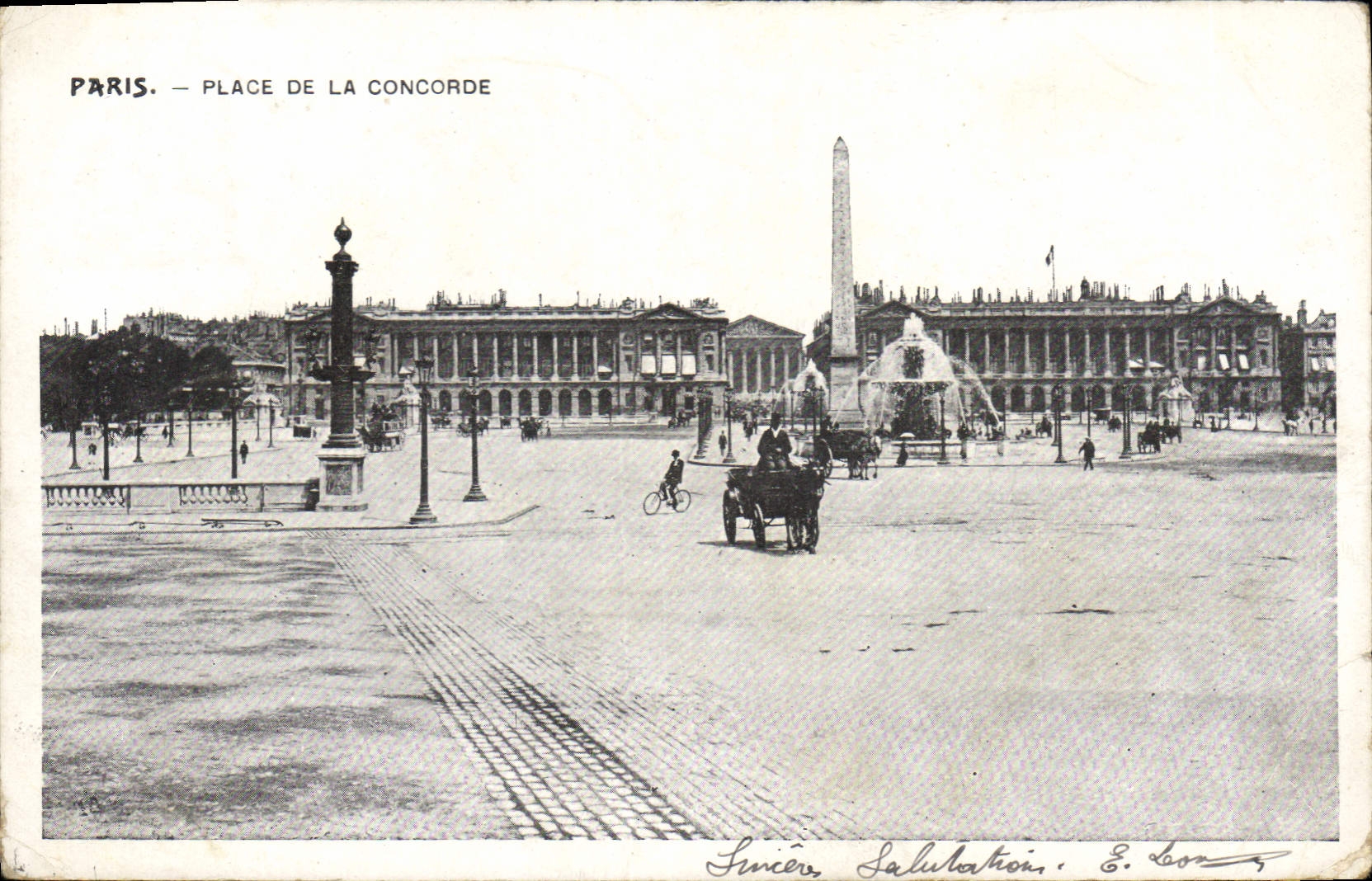 CPA Paris Place de la Concorde 