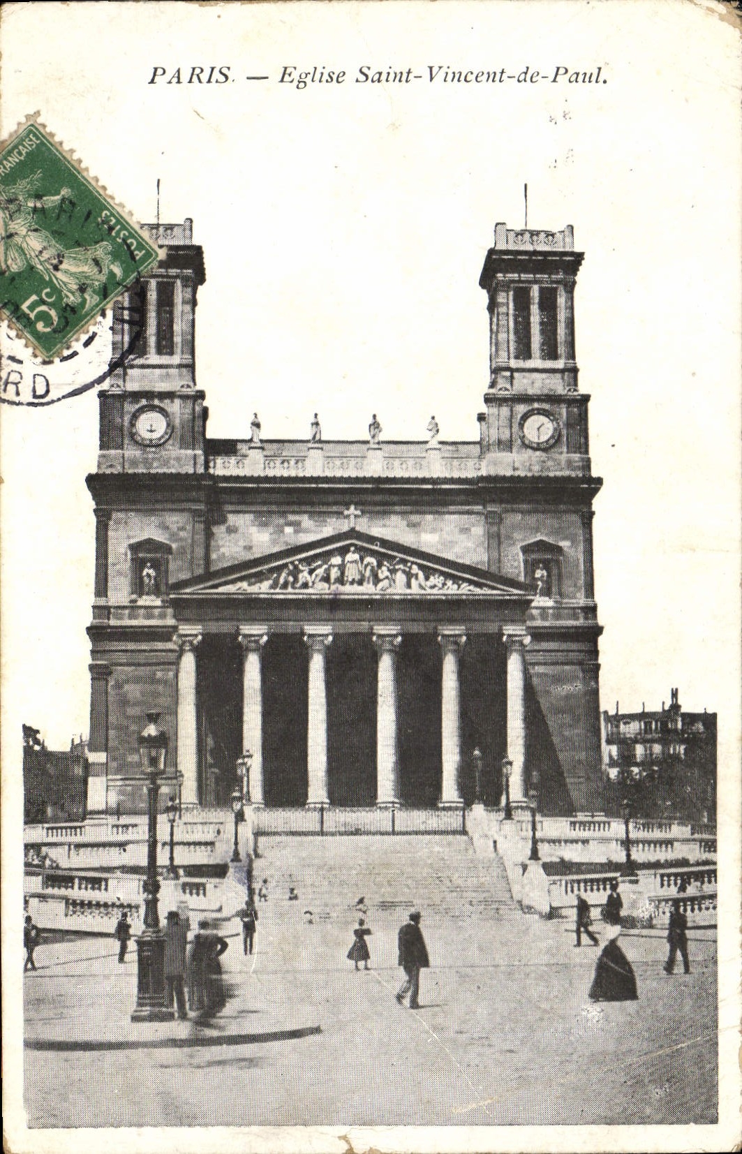 CPA Paris Eglise Saint Vincent de Paul