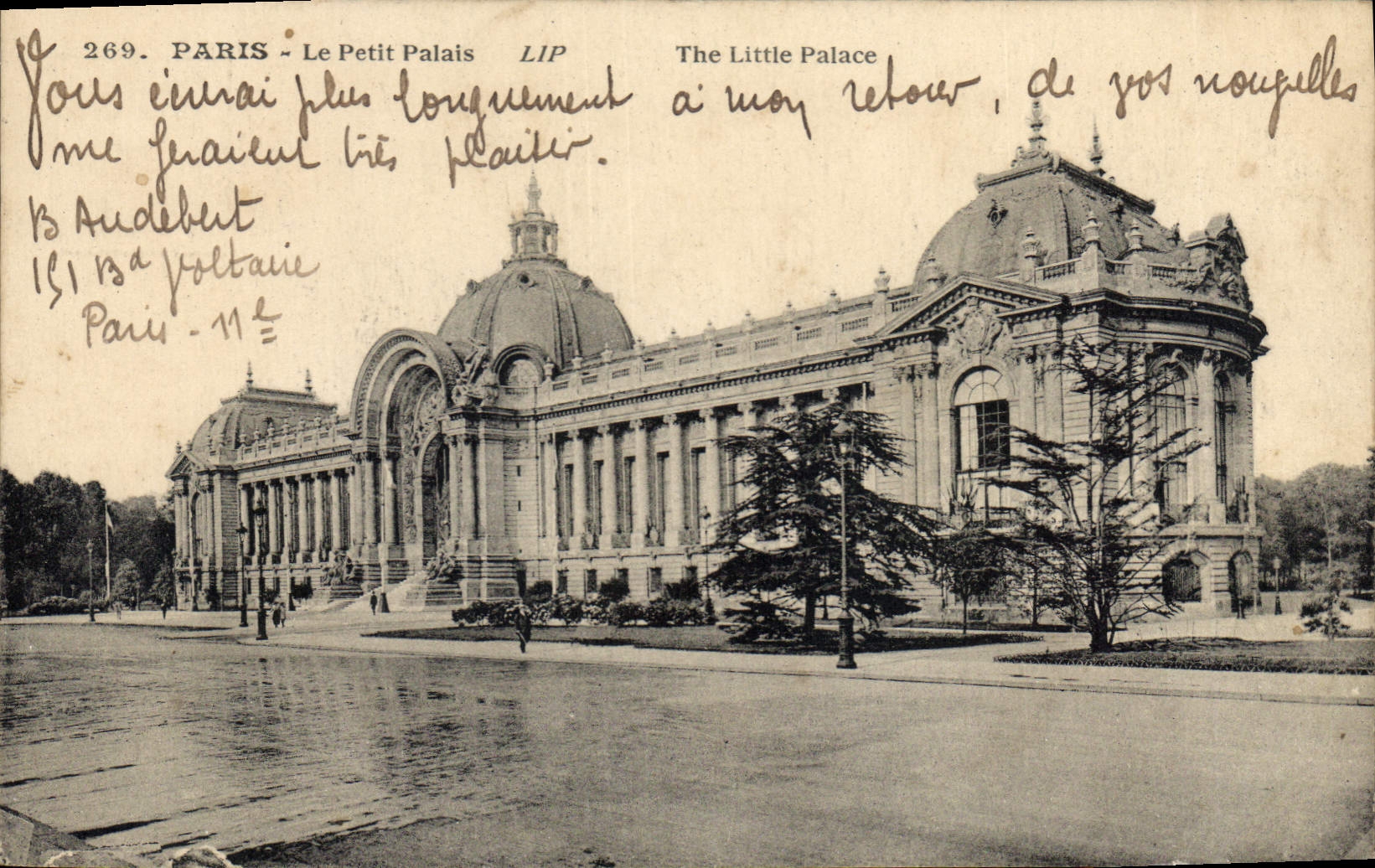 CPA Paris Le Petit palais 