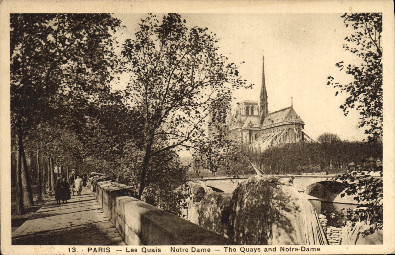 CPA Paris Les Quais Notre Dame