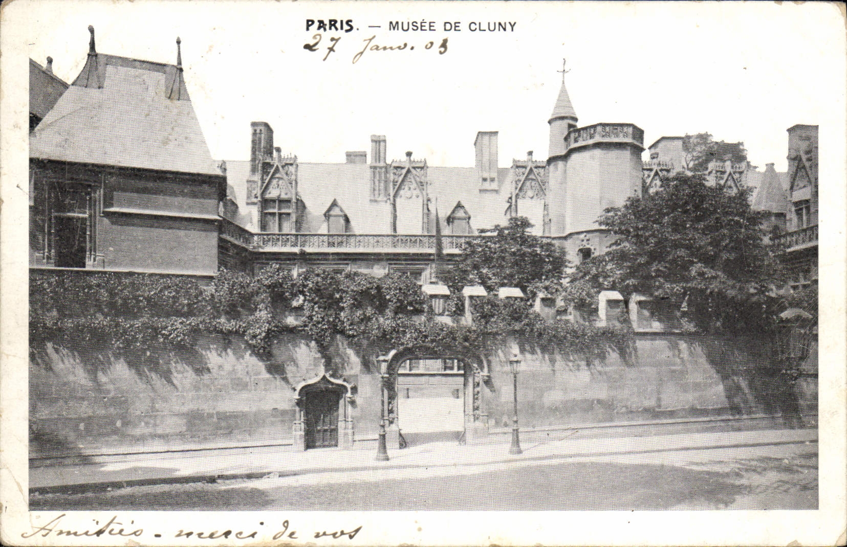 CPA Paris Musee de Cluny 