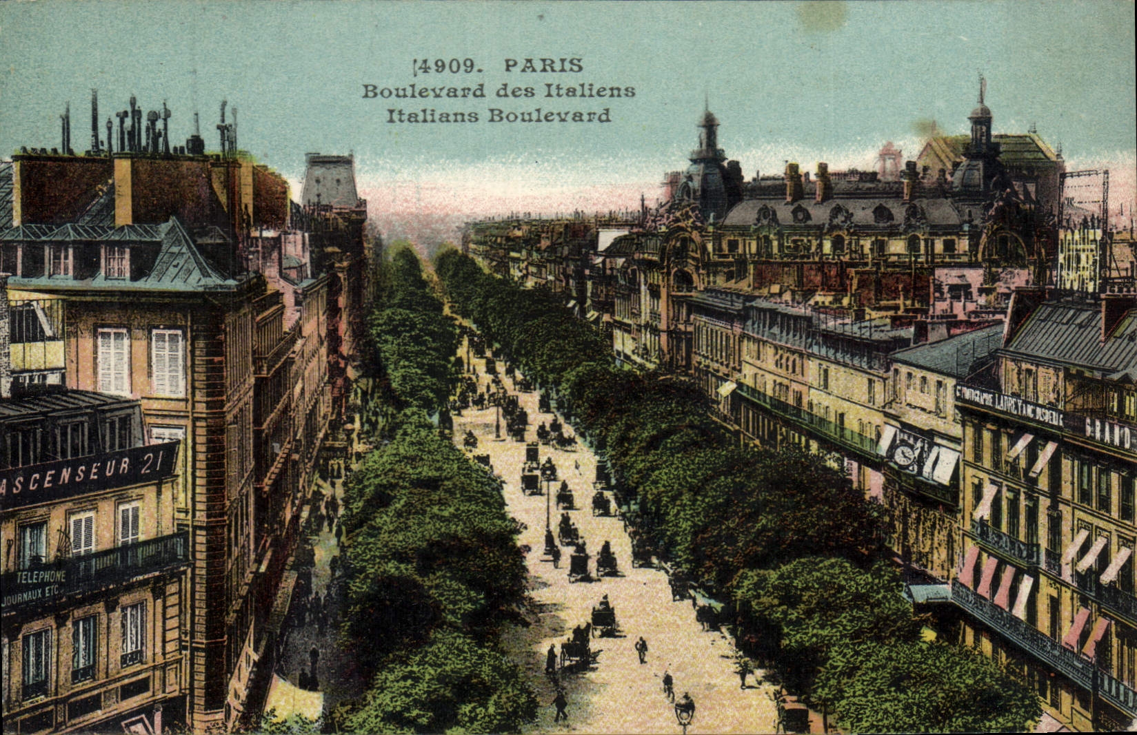 CPA Paris Boulevard des Italiens 