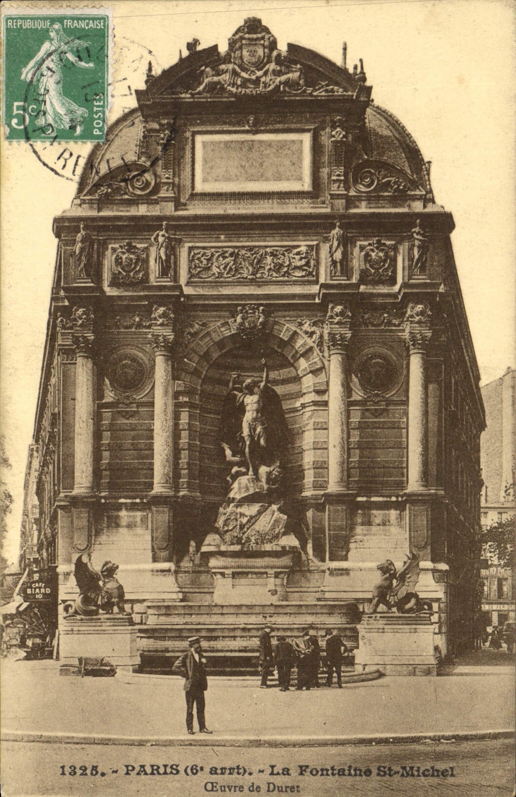 CPA Paris La Fontaine St Michel 