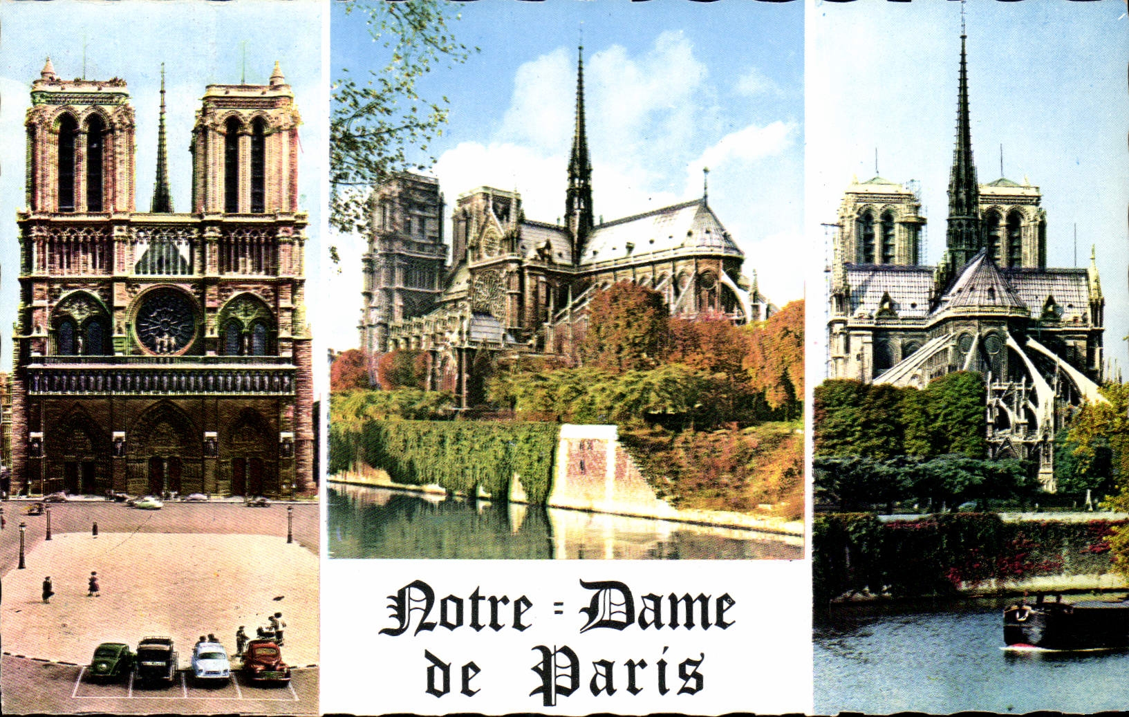 CPA Paris La Cathedrale Notre Dame de Paris