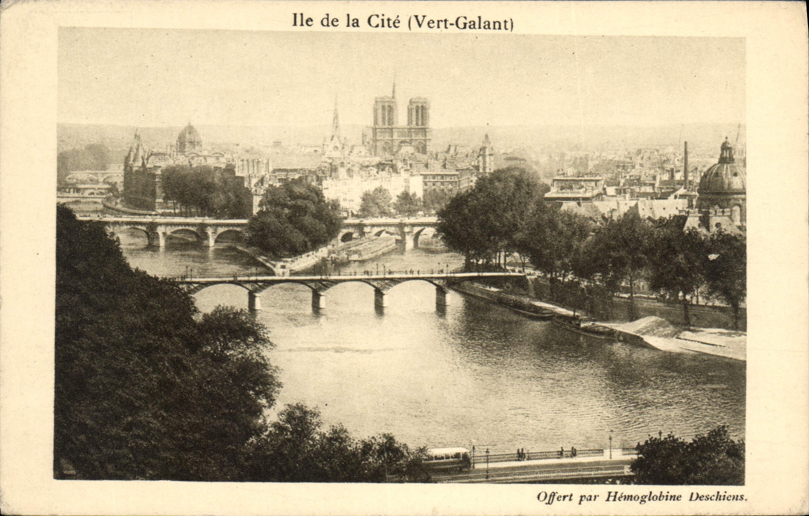 CPA Ile de la Cite Vert Galant 