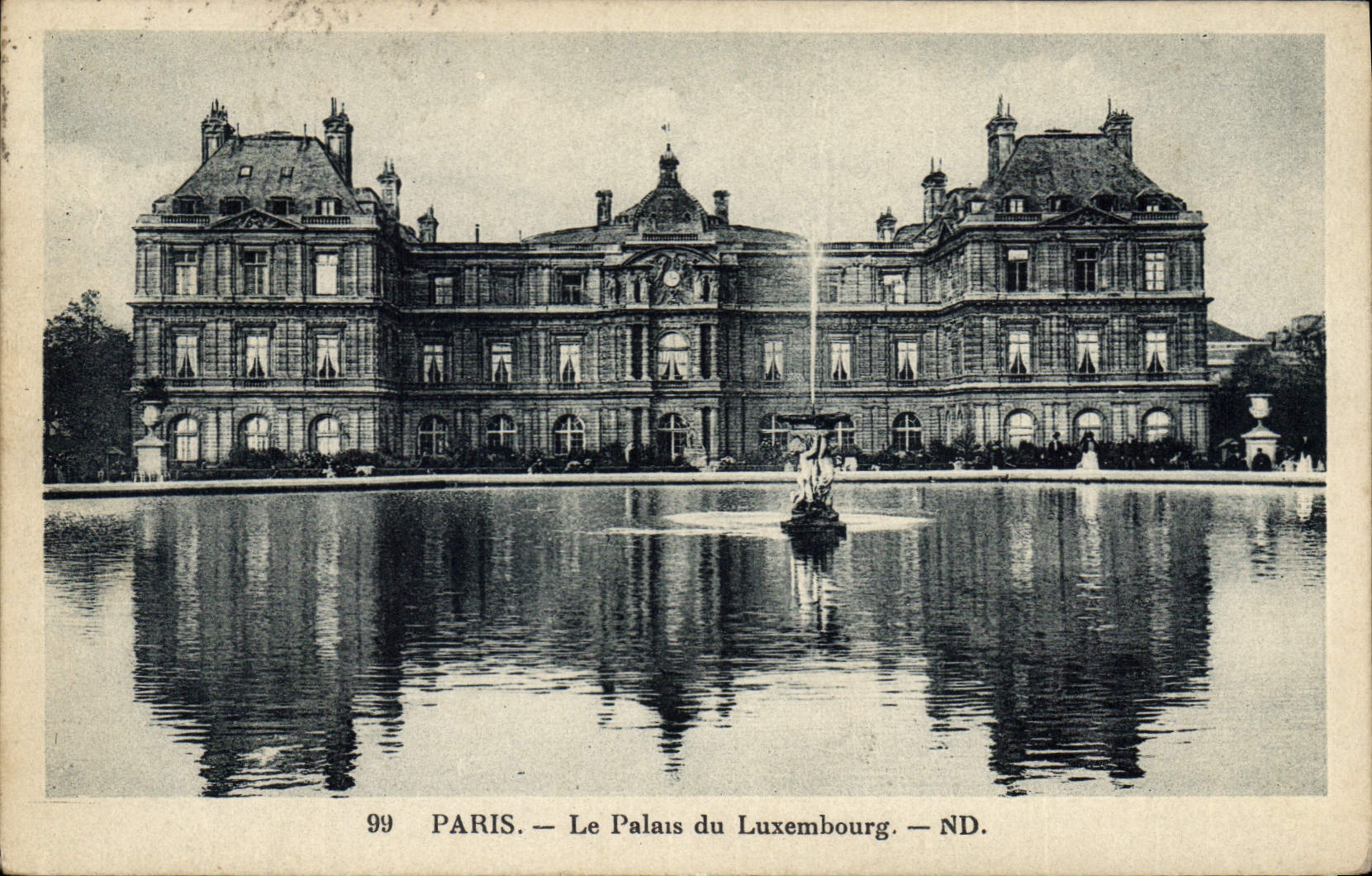 CPA Paris Le Palais du Luxembourg 