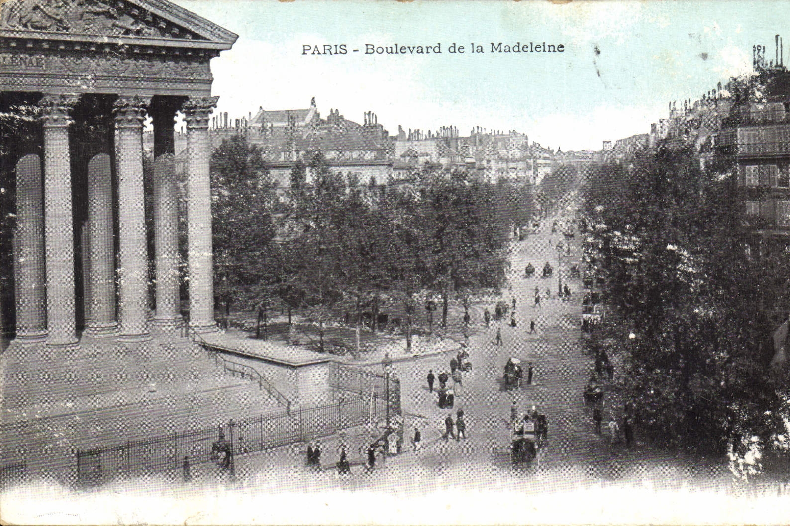 CPA Paris Boulevard de la Madeleine 
