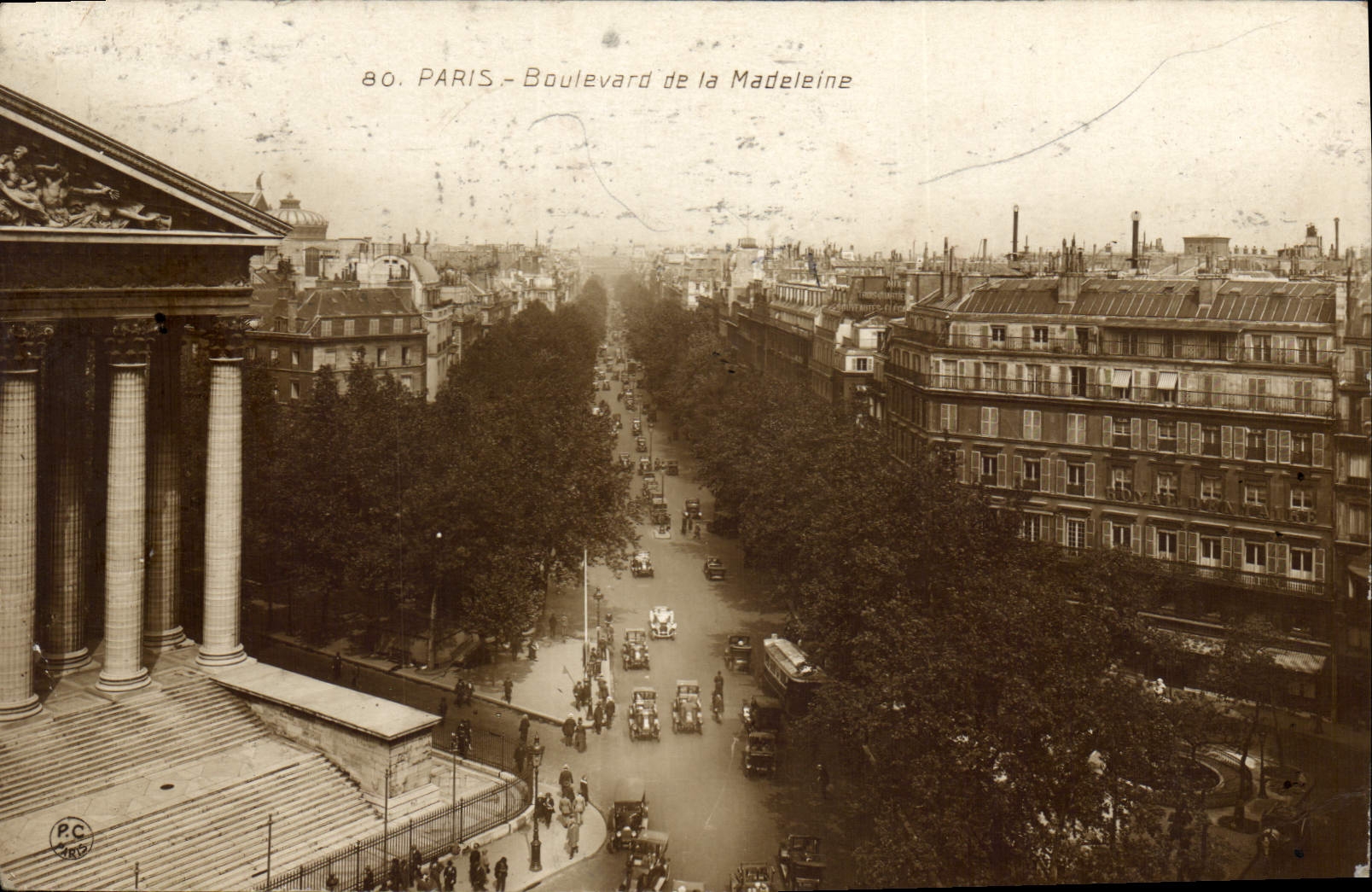 CPA Paris Boulevard de la Madeleine