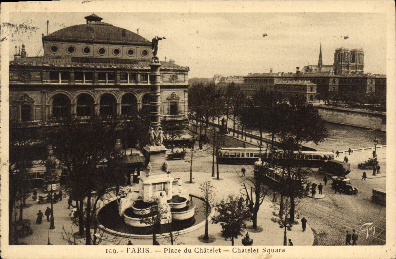 CPA Paris Pace du Chatelet 