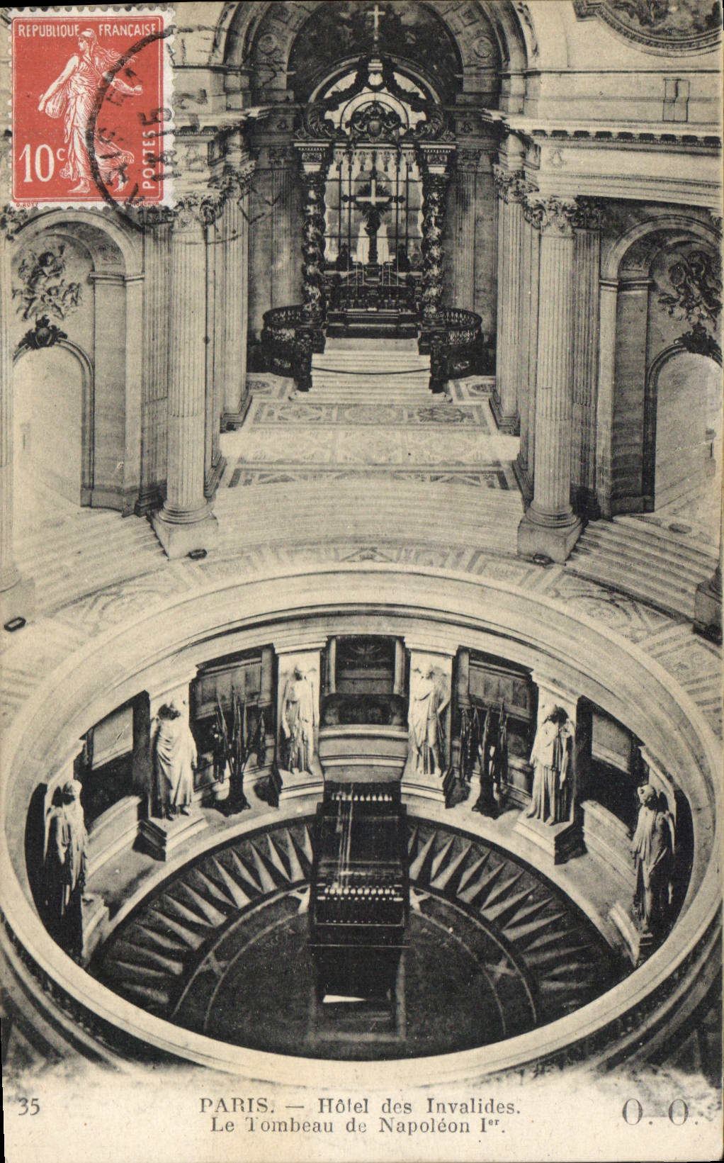 CPA Paris Hotel des Invalides Le Tombeau de Napoleon I