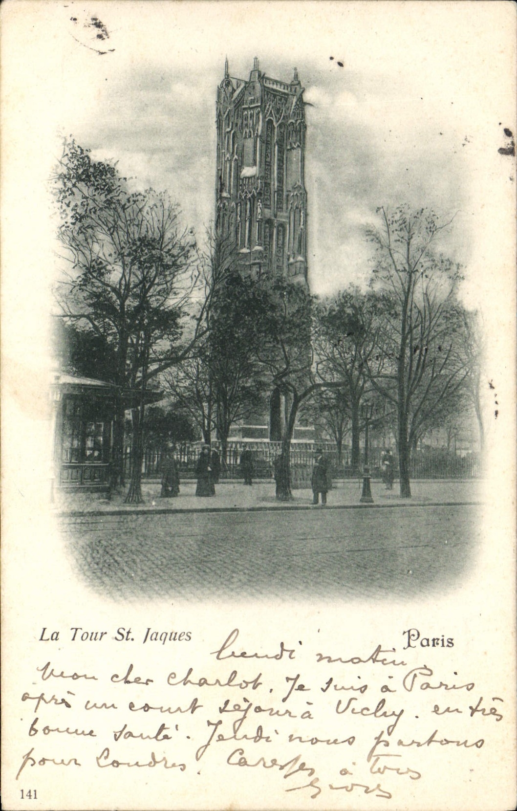 CPA La Tour St Jacques Paris 