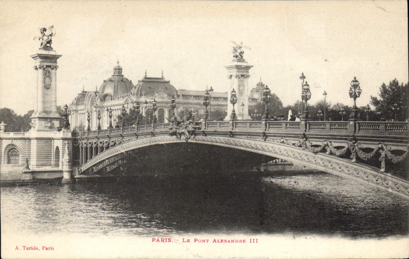 CPA Paris le Pont Alexander III 