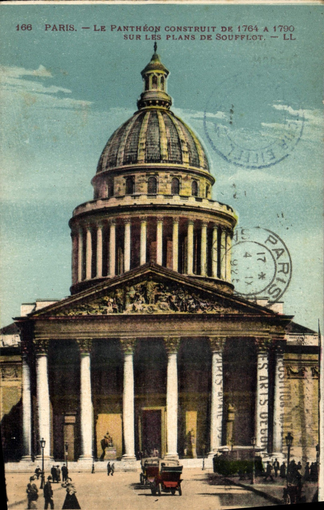 CPA Paris Le Pantheon construit sur les plans de Soufflot
