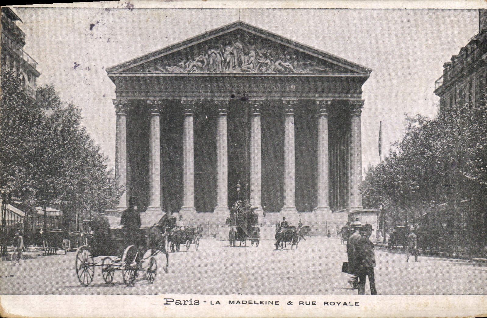 CPA Paris la Madeleine & rue royale 