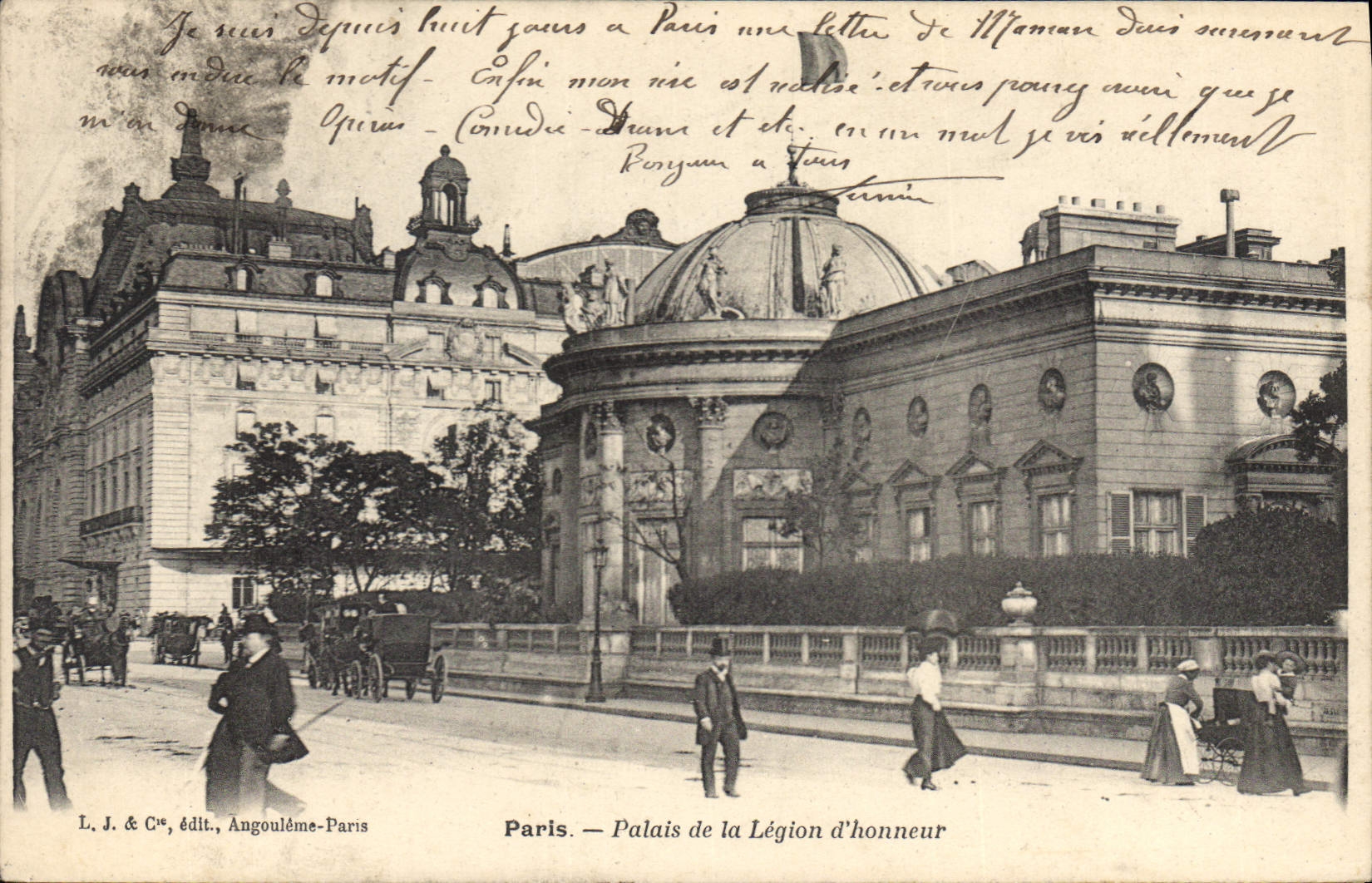 CPA Paris Palais de la Legion d'honneur 