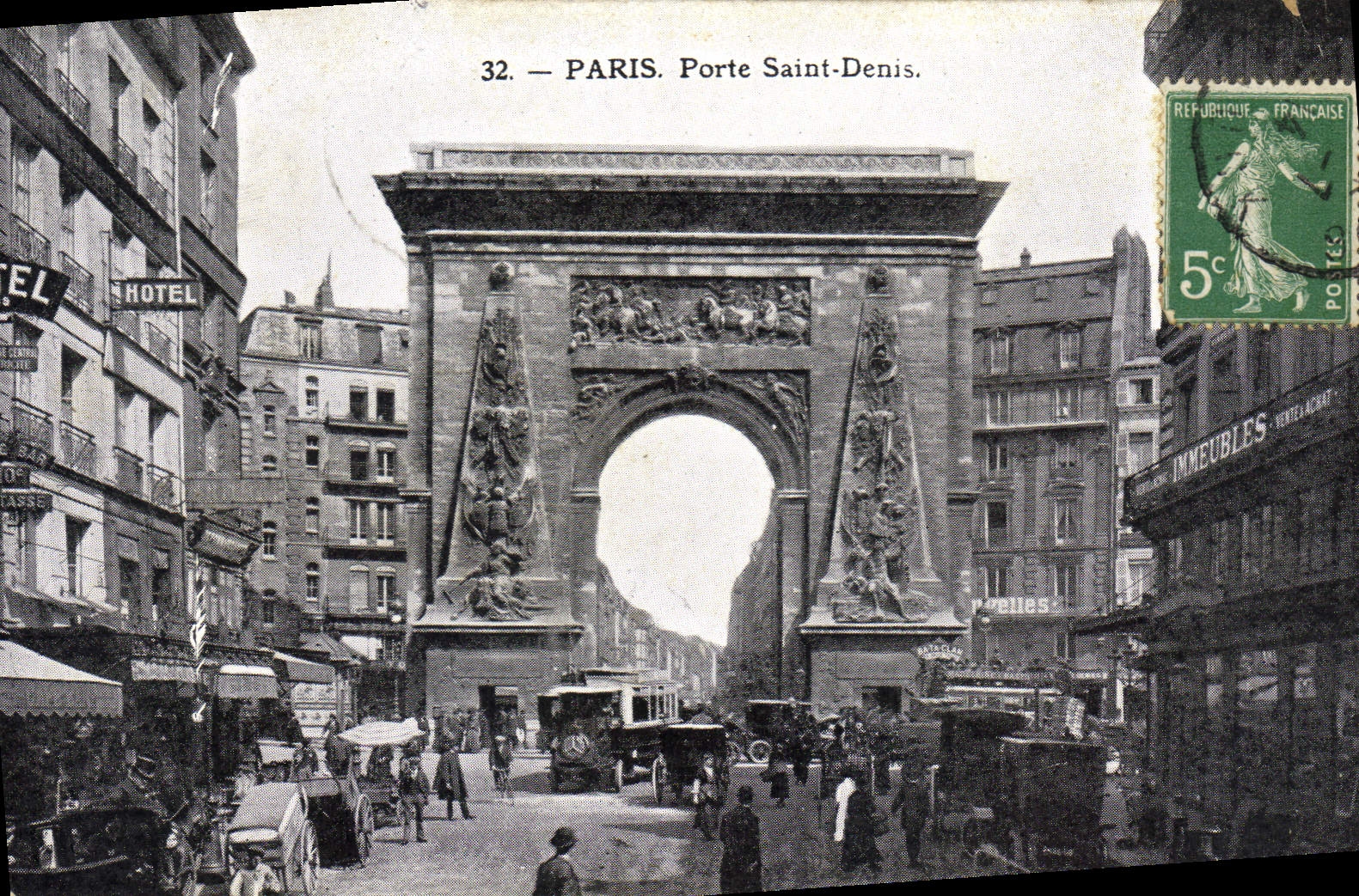 CPA Paris Porte Saint Denis 