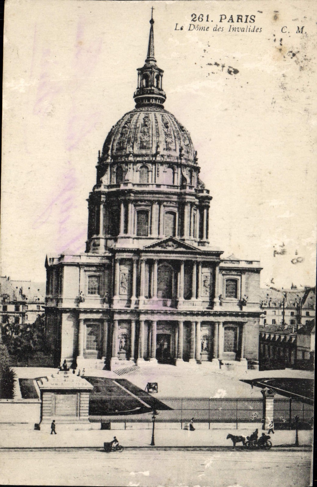 CPA Paris le Dom des Invalides 