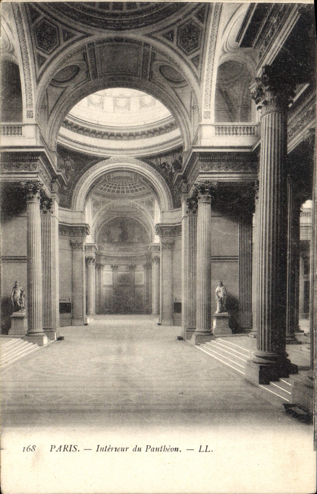 CPA Paris Interieur du Pantheon 