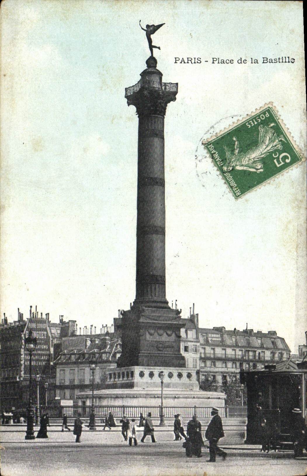 CPA Paris Place de la Bastille 