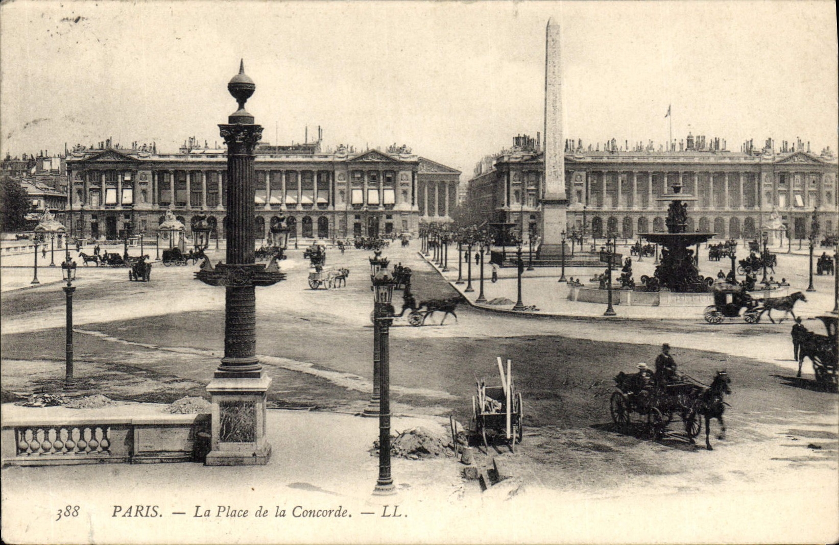 CPA Paris la Place de la Concorde