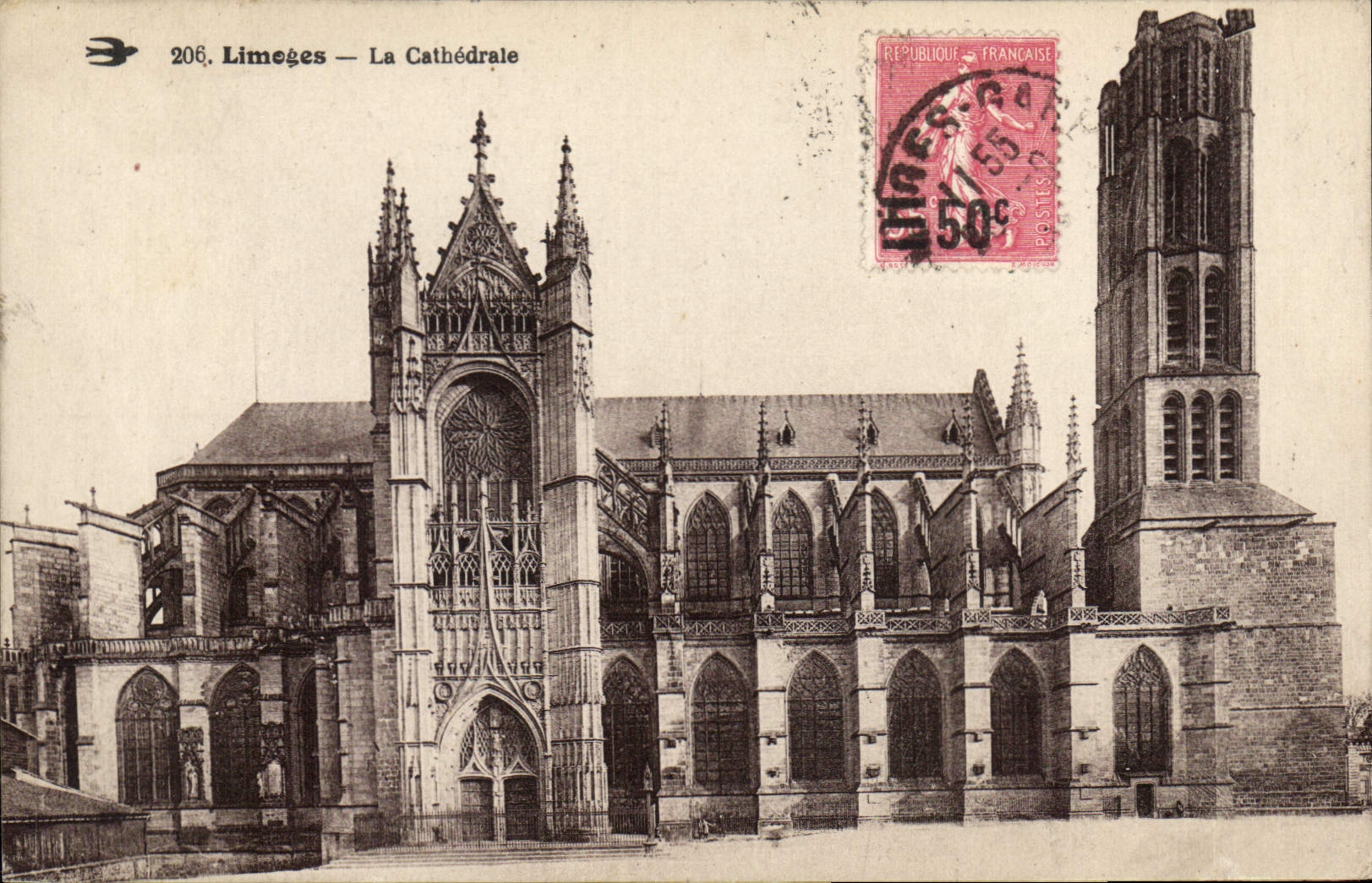 CPA Limoges La Cathedrale