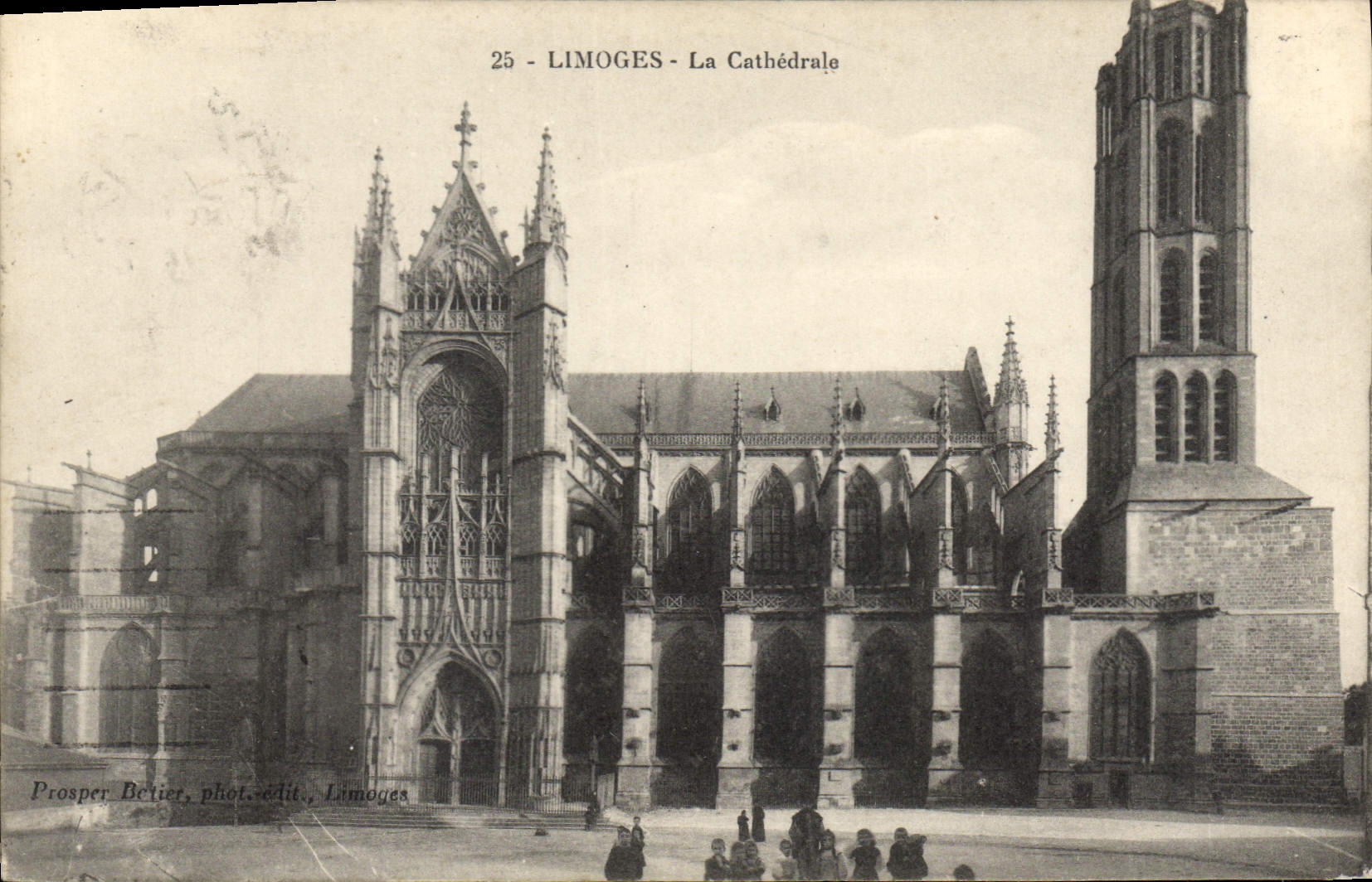 CPA Limoges La Cathedrale